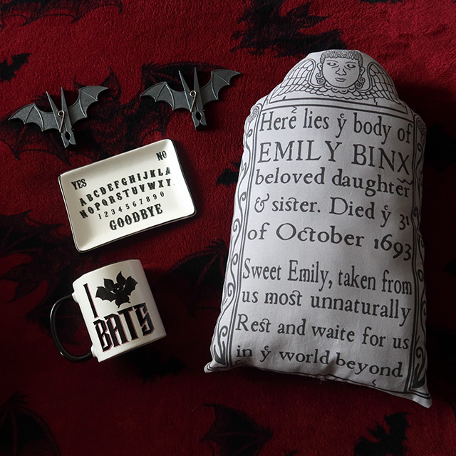 Homeware items bought from October 31st